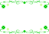 クローバーフレーム3(緑)