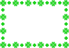 クローバーフレーム4(緑)