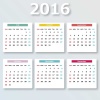 2016年　カレンダー（後期）