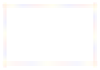 虹色の線フレーム1【透過PNG】