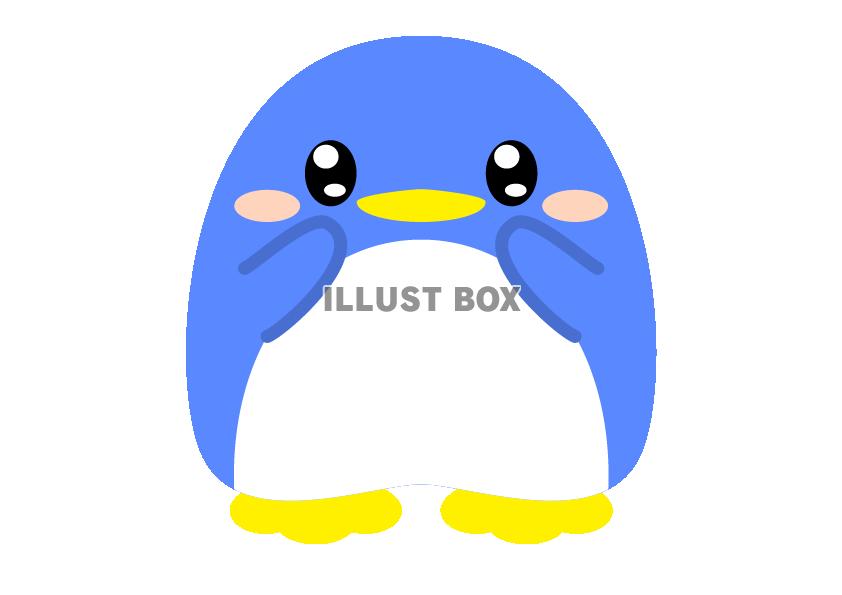 丸っこいペンギン　10　【透過PNG】