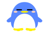 丸っこいペンギン　3　【透過PNG】