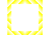 タイルのフレーム　正方形　黄　(透過PNG)