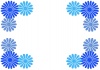 青い花のフレーム1・jpeg画像