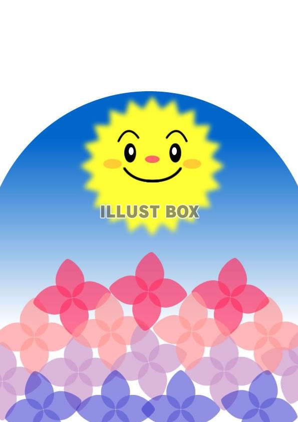 紫陽花と空のメッセージカード8