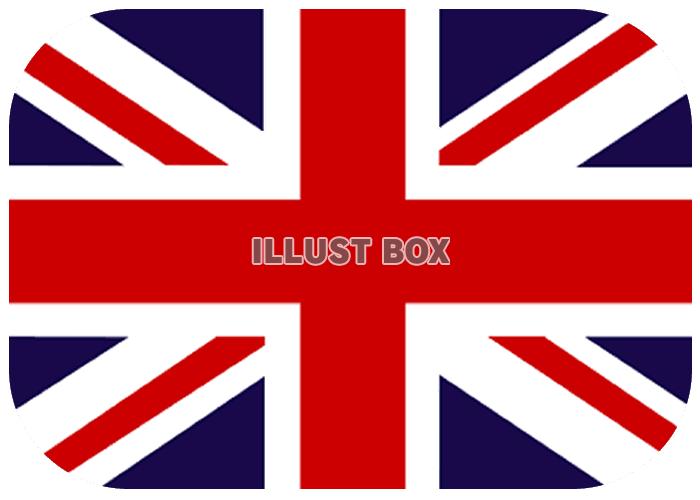 イギリス国旗バッチ風デザイン1・背景透過処理画像