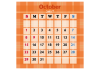 カレンダー 106　2017年10月 〔PING〕