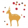 秋の鹿