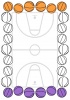 バスケットボール表彰状縦型イラスト7