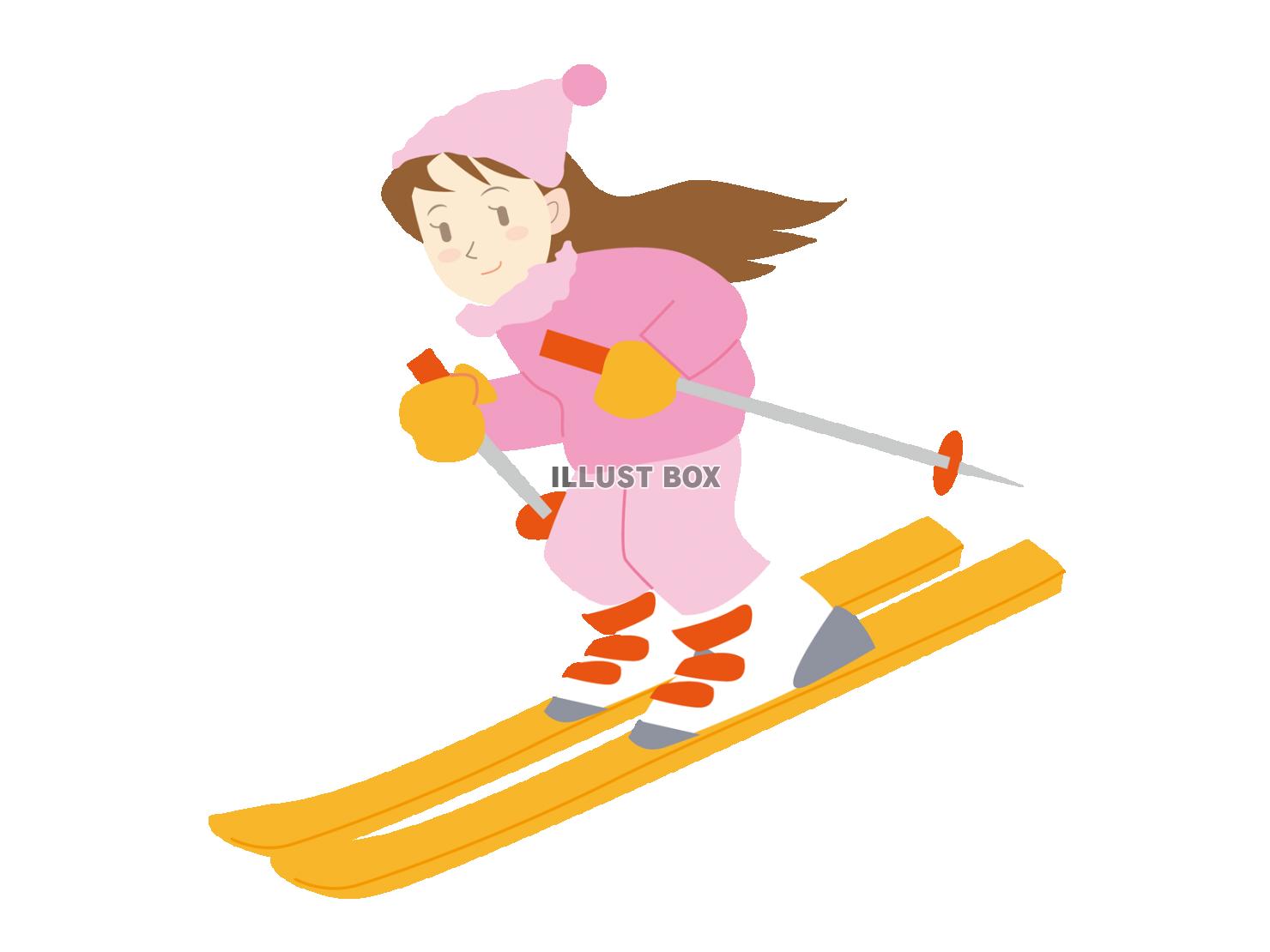 スキー女子