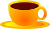 コーヒーカップ（黄色）
