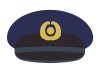 警察官の帽子