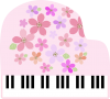 ピアノ ピンク さくら