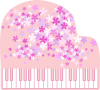 ピアノ ピンク 芝桜