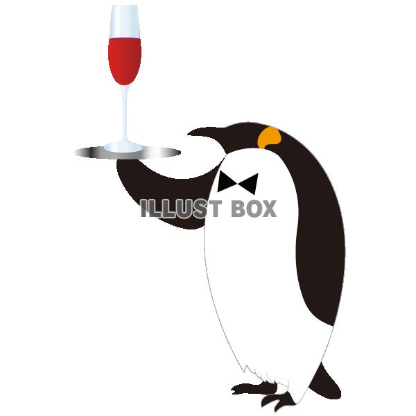 ワインはいかが？なウェイターペンギン