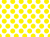 黄色の水玉模様の背景