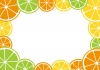 柑橘フルーツのフレーム