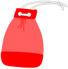 プールバッグ（赤色）