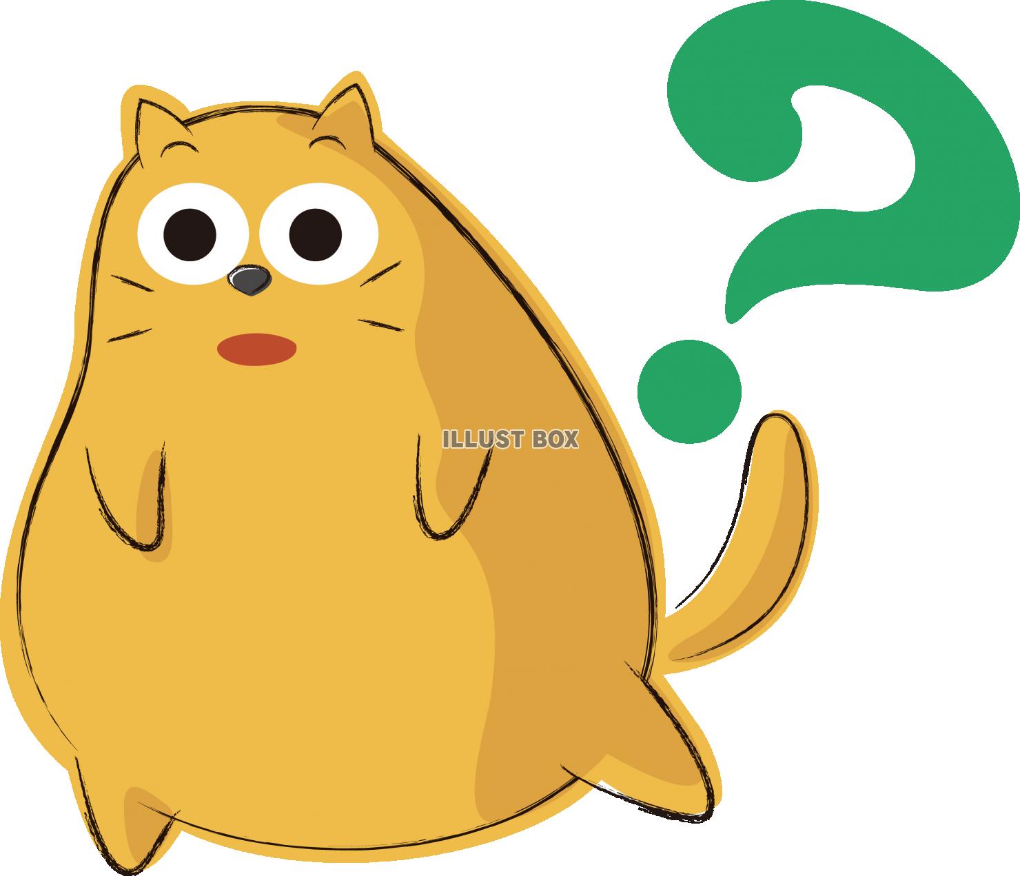 可愛いネコ　キャラクター　疑問