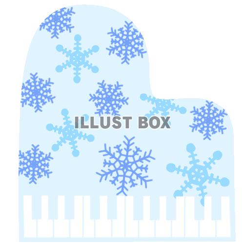 雪の結晶のピアノ