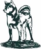 年賀状素材犬,正月,干支,戌年,お年賀,冬,お正月,戌,和風,和,謹賀新年,和柄