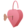 バレンタインハート型南京錠とチョコの鍵②
