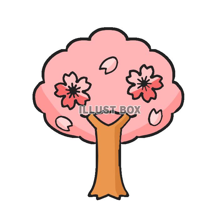 桜の木イラスト　透過png