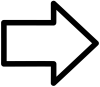 黒いラインの透明な矢印１