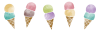 カラフルアイスクリーム