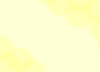 泡の模様の背景　黄色　（あわ、水玉、丸、円）