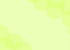 泡の模様の背景　黄緑　（あわ、水玉、丸、円）