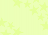 パステルカラーの星の模様の背景　黄緑（壁紙・柄）