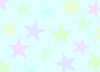 パステルカラーの星の模様３　水色（壁紙・背景・柄）