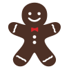 クリスマスクッキー　ジンジャーブレッドマン