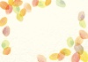 葉,フレーム,紅葉,秋,水彩,手書き,背景,和,和風,和紙,紙,シルエット,飾り