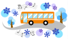冬のバス旅行イメージ