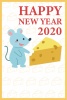 2020年年賀状　ネズミ年イラスト06_09