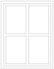 窓わくのフォトフレーム２白（窓枠・写真・メッセージ）