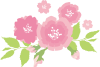 桜,花手書き,イラスト,春,手描き,和,飾り,アイコン,和風,ピンク,和柄,3月