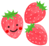 笑顔のイチゴ