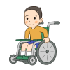 車椅子の子供