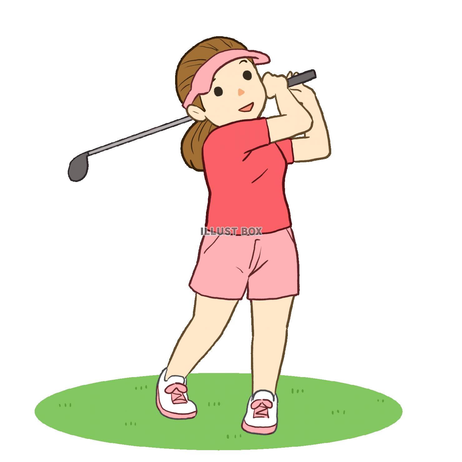 ゴルフ女性