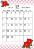 2019年　季節の花カレンダー12月