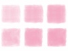 薄ピンク水彩飾りイラストおしゃれフレーム枠アイコンピンク色手書き手描きシンプル四
