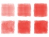水彩赤おしゃれフレーム枠背景イラスト赤色アイコンスタンプ判子秋和風手描き和シルエ