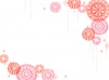 菊の花のイラストフレーム