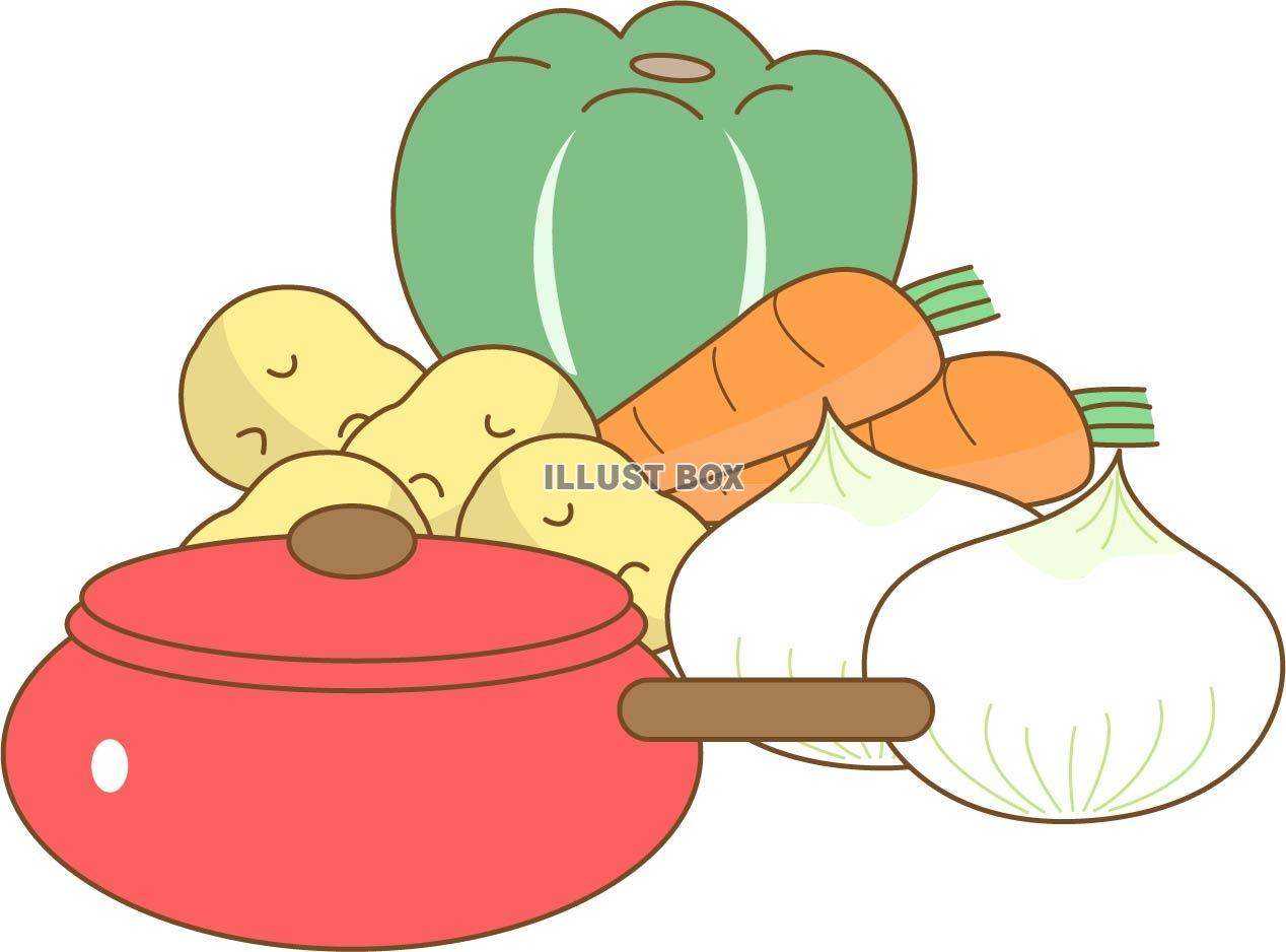 野菜と鍋