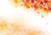 紅葉背景もみじ秋水彩フレーム飾り枠和壁紙風景景色9月10月11月楓かえでモミジ赤