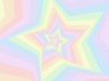 カラフルな星型のジオメトリック背景1[虹色]