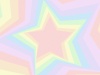 カラフルな星型のジオメトリック背景2[虹色]